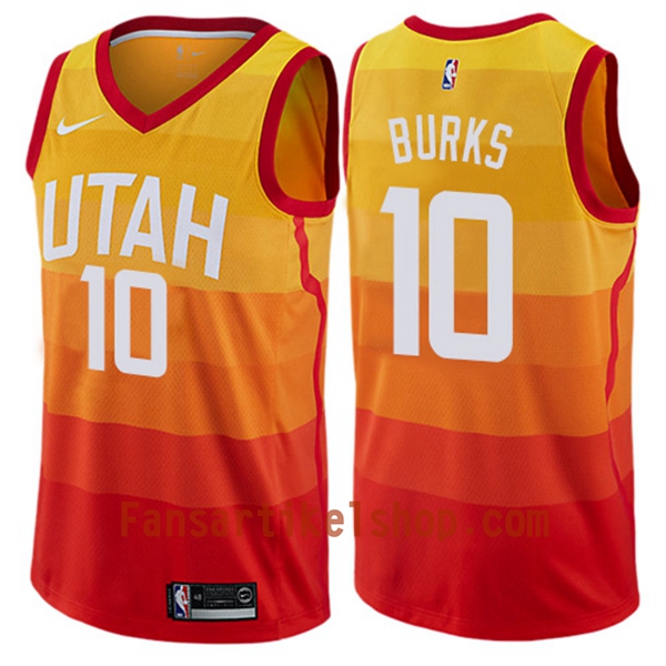 NBA Utah Jazz Trikot Alec Burks 10 Nike City Edition Swingman - Herren NBA Utah Jazz Trikot Alec Burks 10 Nike City Edition Swingman - Herren
